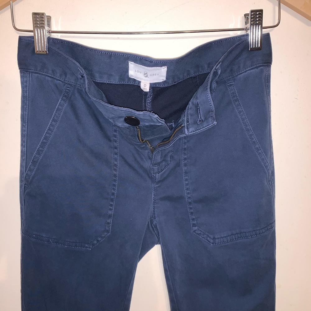 Lou & Grey 'Brush Up' Cargo Pant, Size 0, navy - Picture 3 of 8